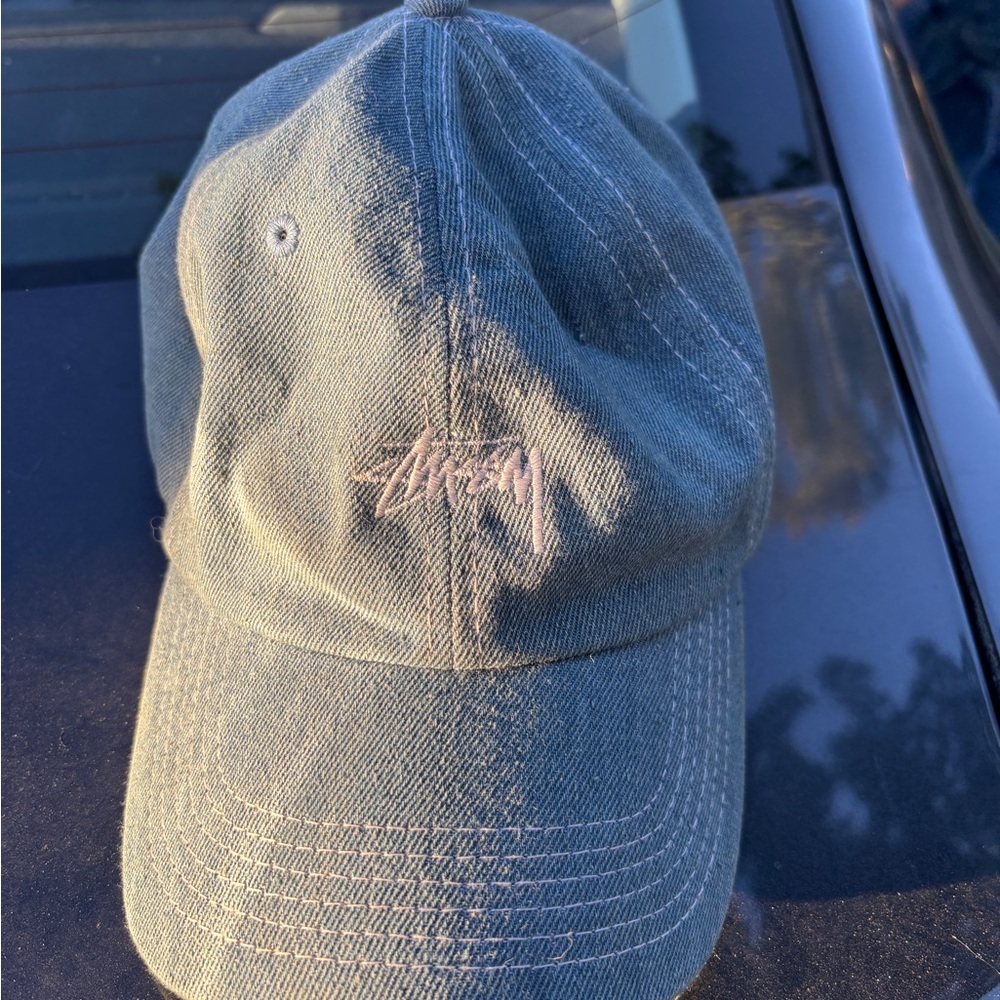 Stussy light blue hat